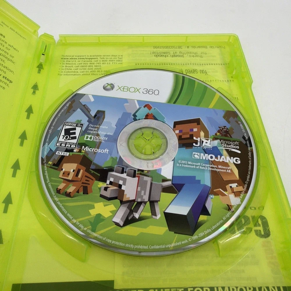 Microsoft Minecraft Xbox 360 Edition/No Manual
